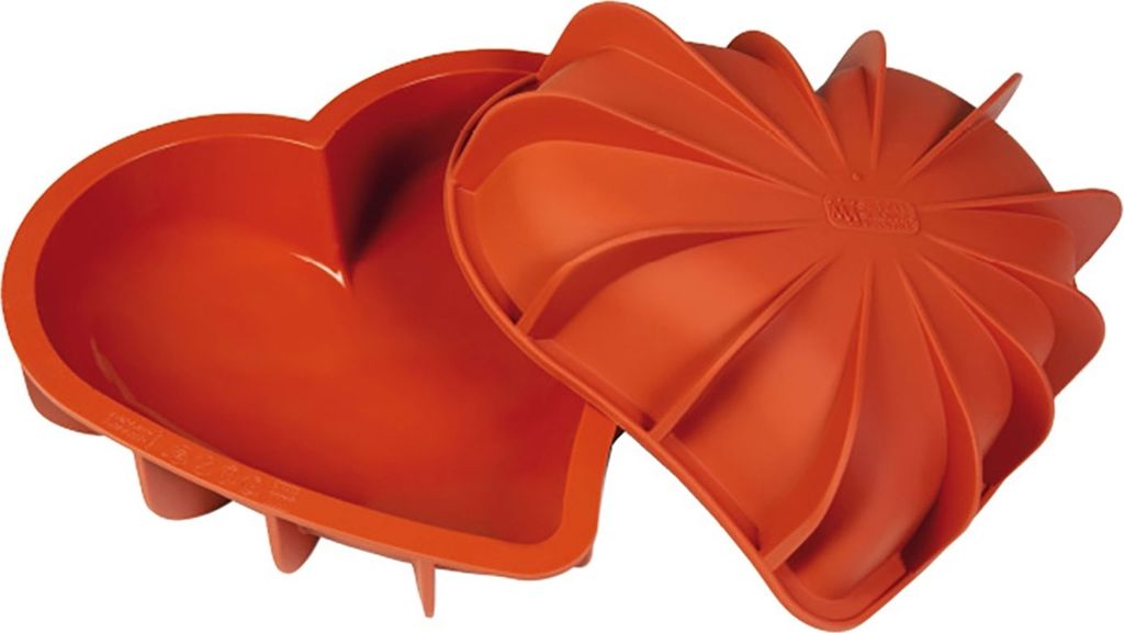 Silikon-Backform Herz, 225x215x55