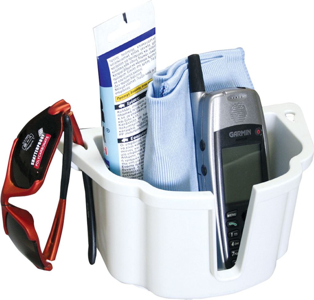 Ablagefach einzeln universal Boot weiß 19 x 11,3 x 10 cm