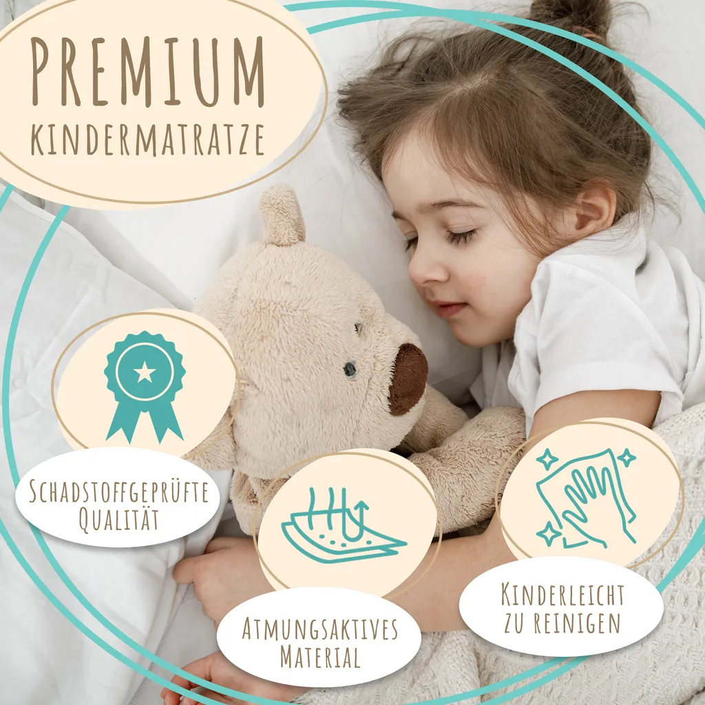 Matelas 70x140 déhoussable, protection lavable et drap-housse intégré - 3