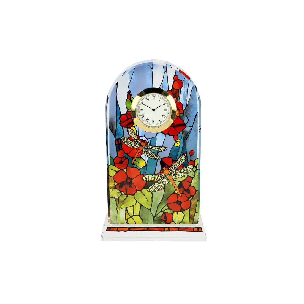 Vase en porcelaine décor Libellule Louis Comfort Tiffany Goebel 18,5 cm