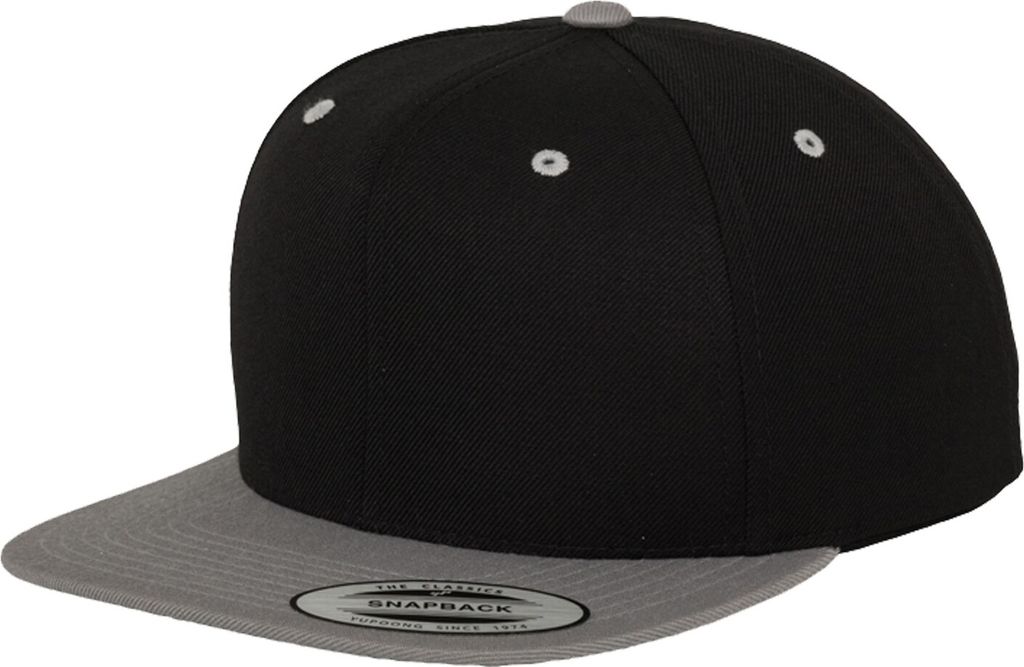 Urban Classics Classic Smapback 2-Tone Cap Herren Basecap Neon, Farbe: Black/Silver