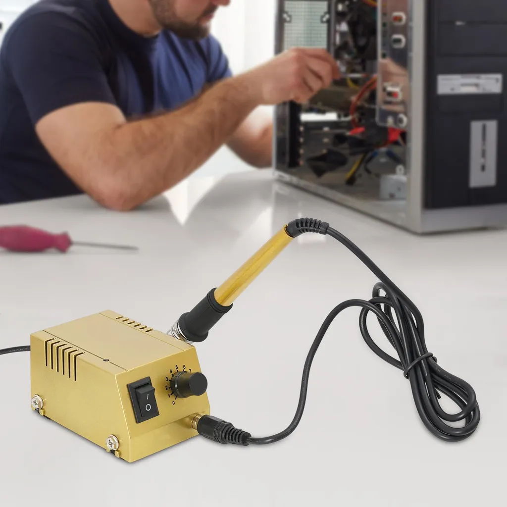Poste à souder compact réglable 60W pour électronique et modélisme RC - 4