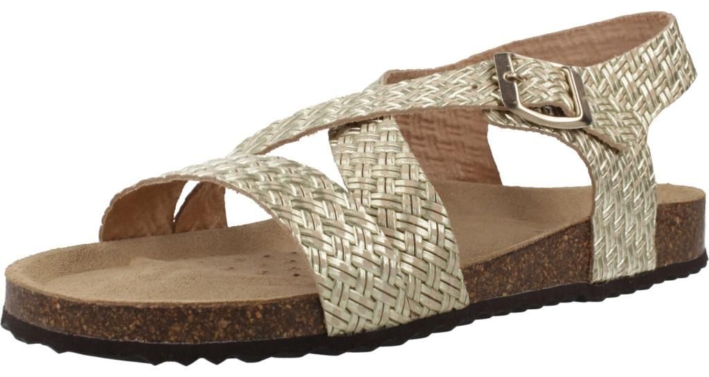 GEOX Damen Sandalen der Serie D BRIONIA in Gold