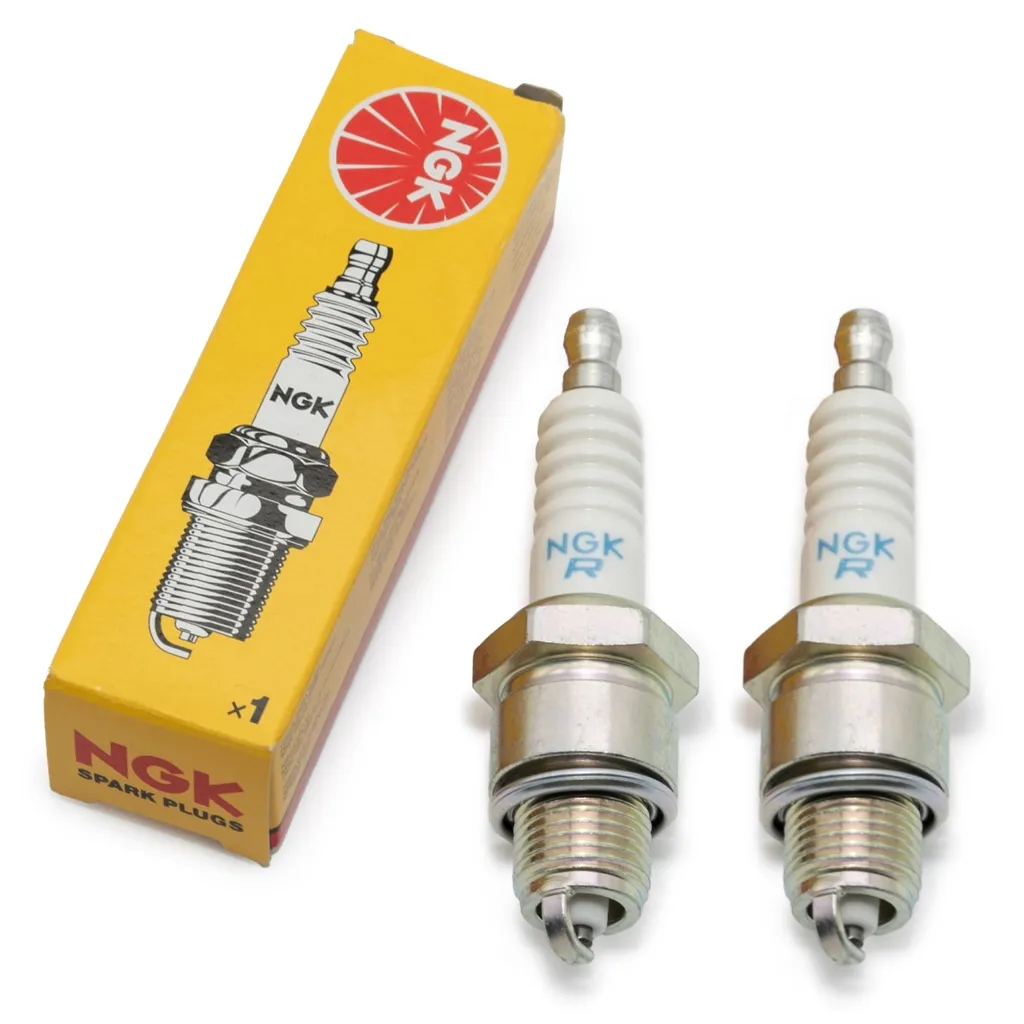 Set 2 Candele NGK BPR7HS 6422 | Filetto Corto 12,7mm | Alta Qualità