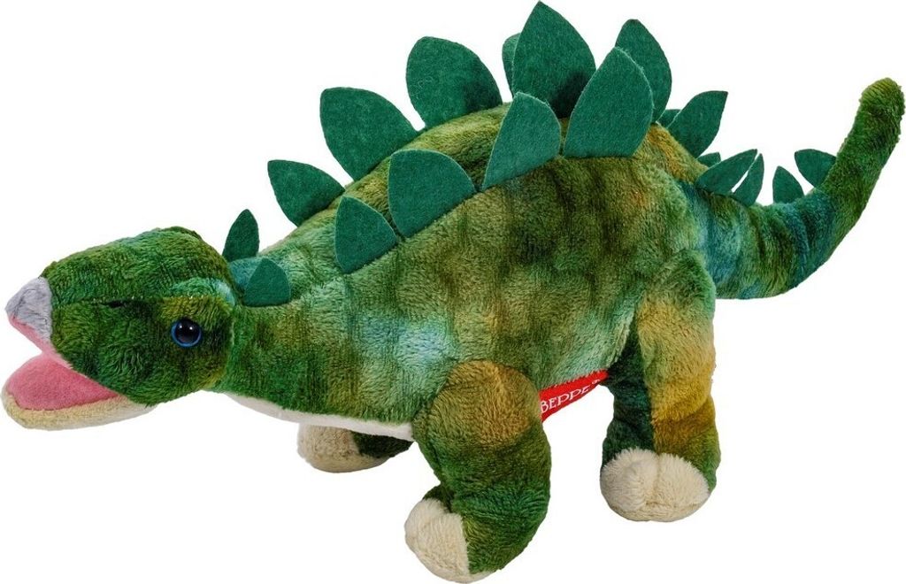 Plüsch-Stegosaurus dunkelgrün 30 cm