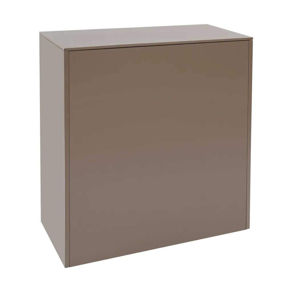 Vestiaire multicase 9 compartiments pour employés en métal blanc-café