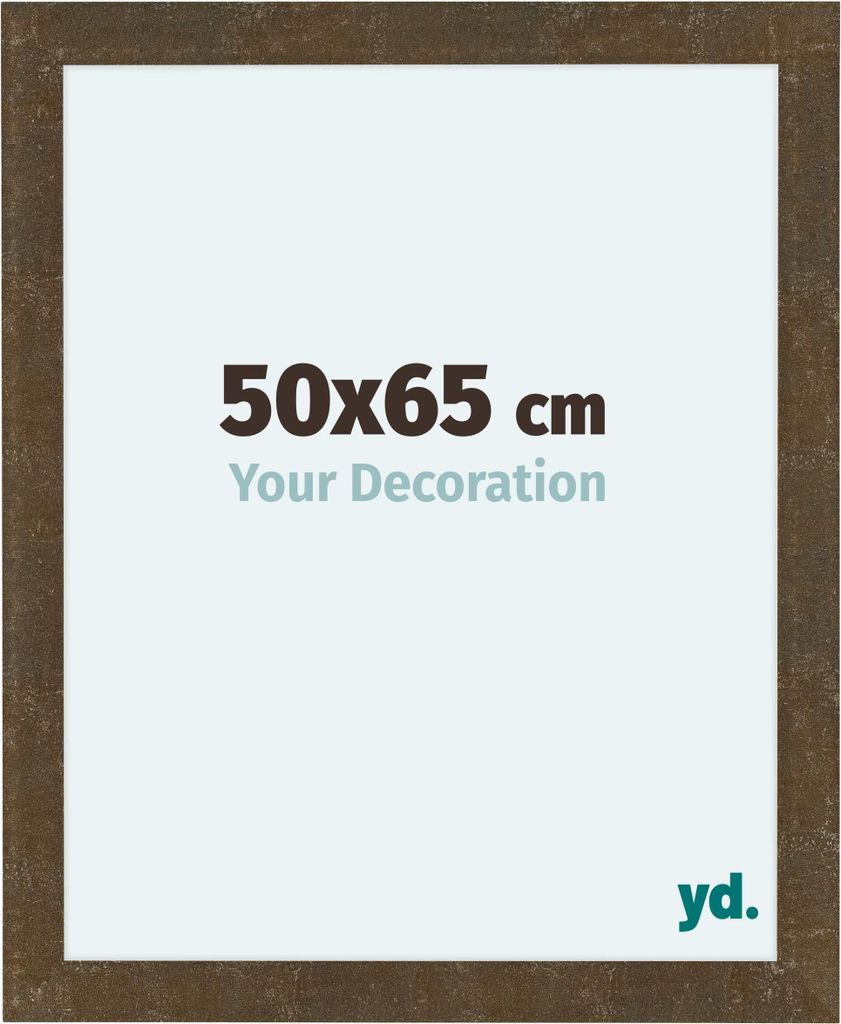 Bilderrahmen, 50x65 cm, Gold Antik, MDF, Como
