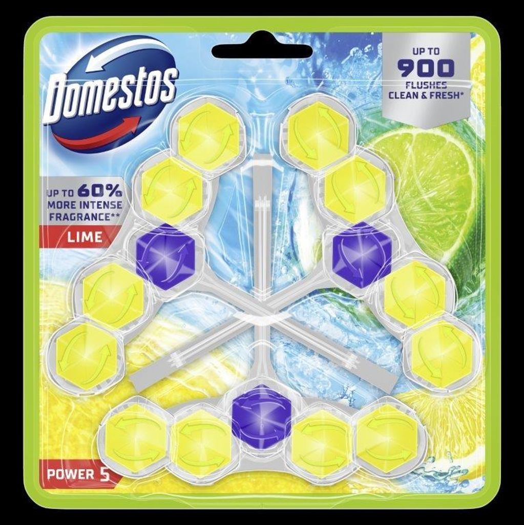 Domestos Toilettenstein Power 5 Lime 3 x 50 g