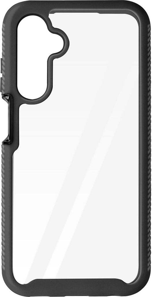 Avizar, Schutzhülle Samsung Galaxy A25 5G Harte Rückseite Silikonumrandung, Schwarz