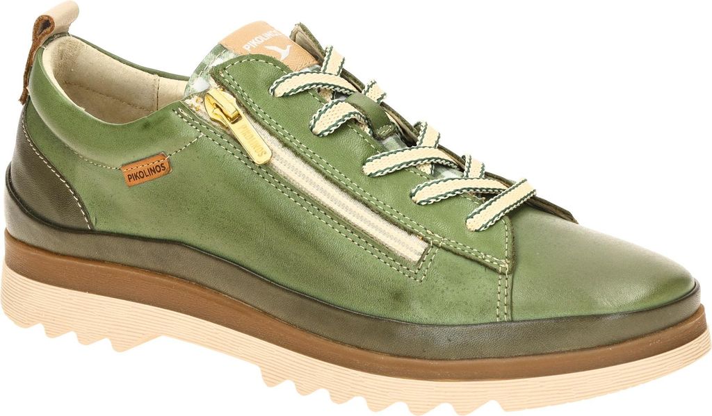 Pikolinos VIGO Damenschuhe - bequeme Schnür- Halbschuhe grün NEU
