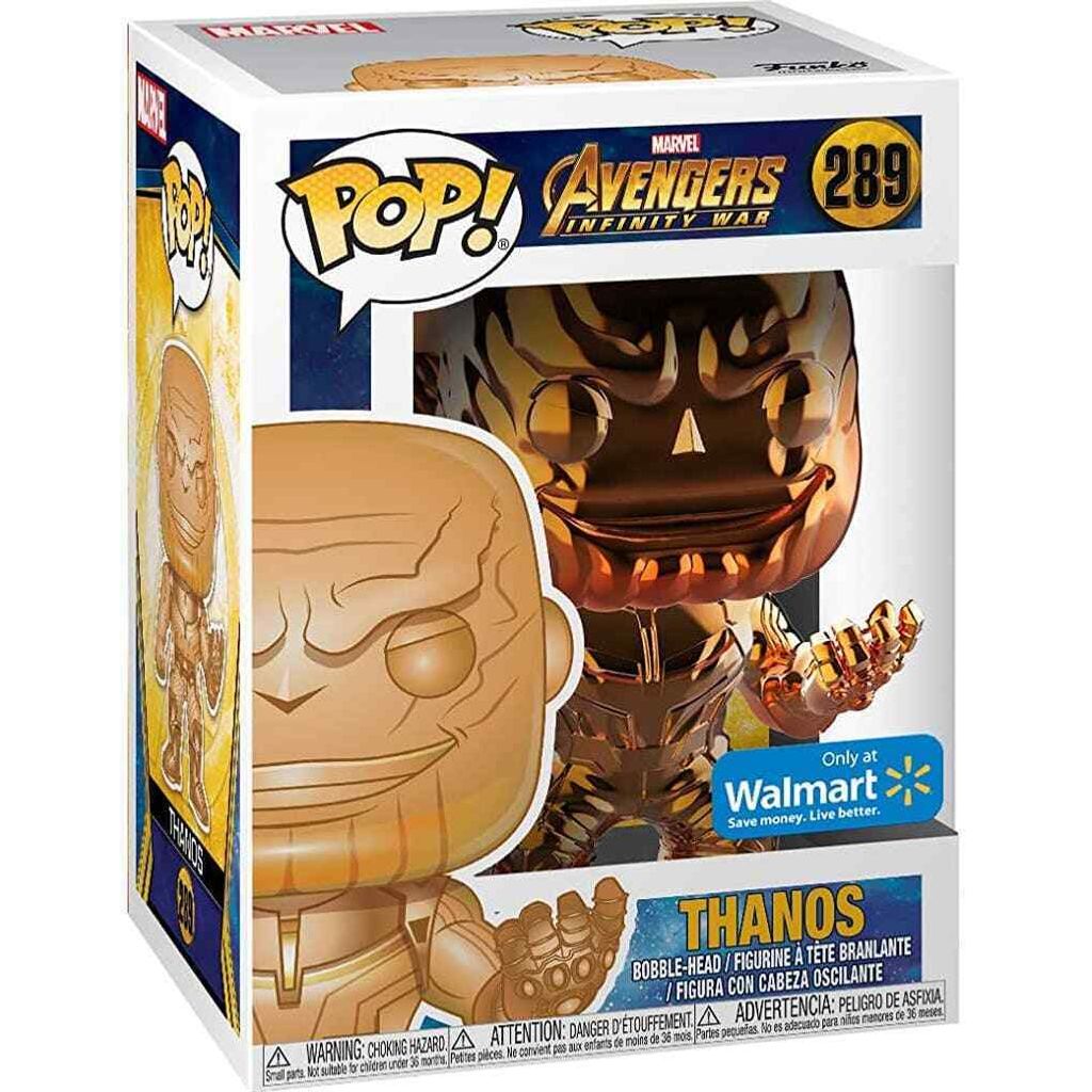 Avengers 3 Infinity War Funko POP! Movies PVC-Sammelfigur - Thanos Orange Chrome (289)