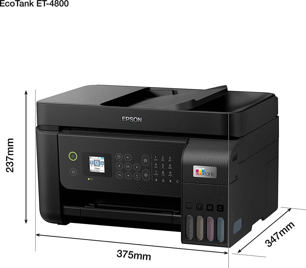 Epson EcoTank ET-4800, Tintenstrahl, Farbdruck, 5760 x 1440 Produktbild 17