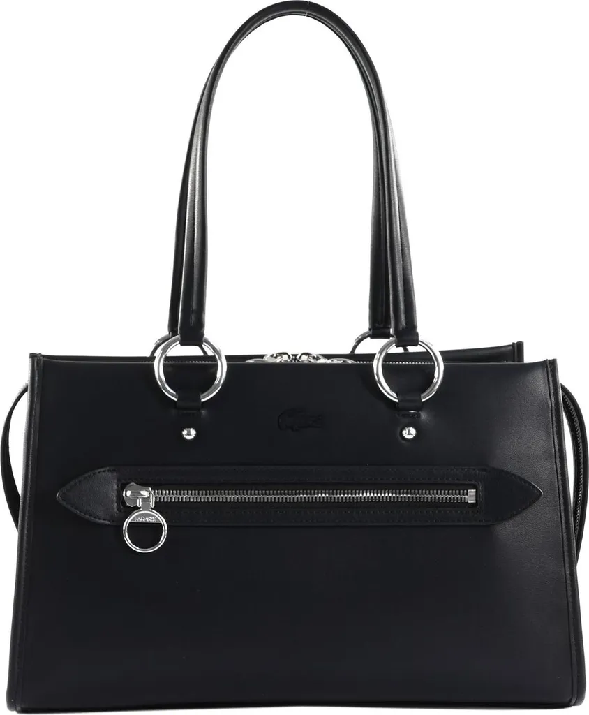 Sac Lacoste Celys Noir Idéal pour le Travail et Sorties Chic au Quotidien