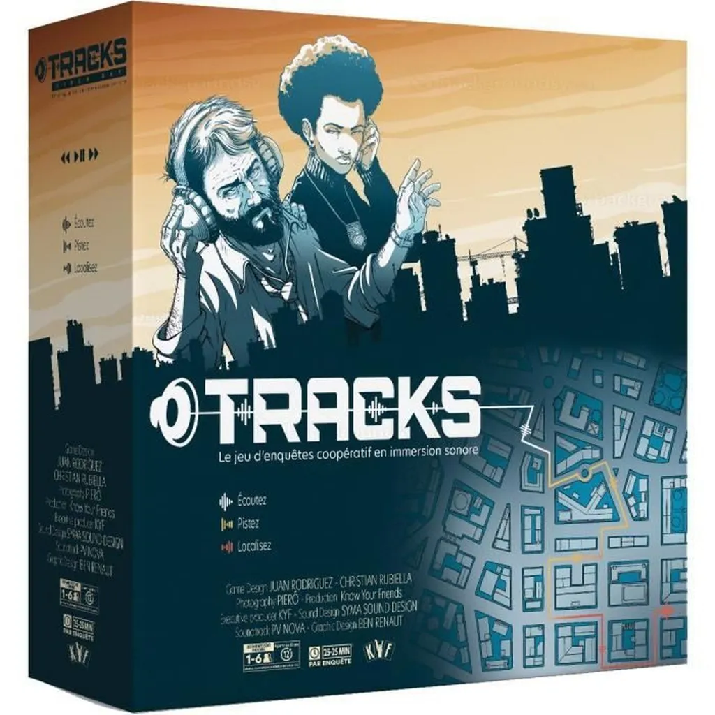 Tracks KYF Jeu de stratégie audio innovant parties rapides 30 min