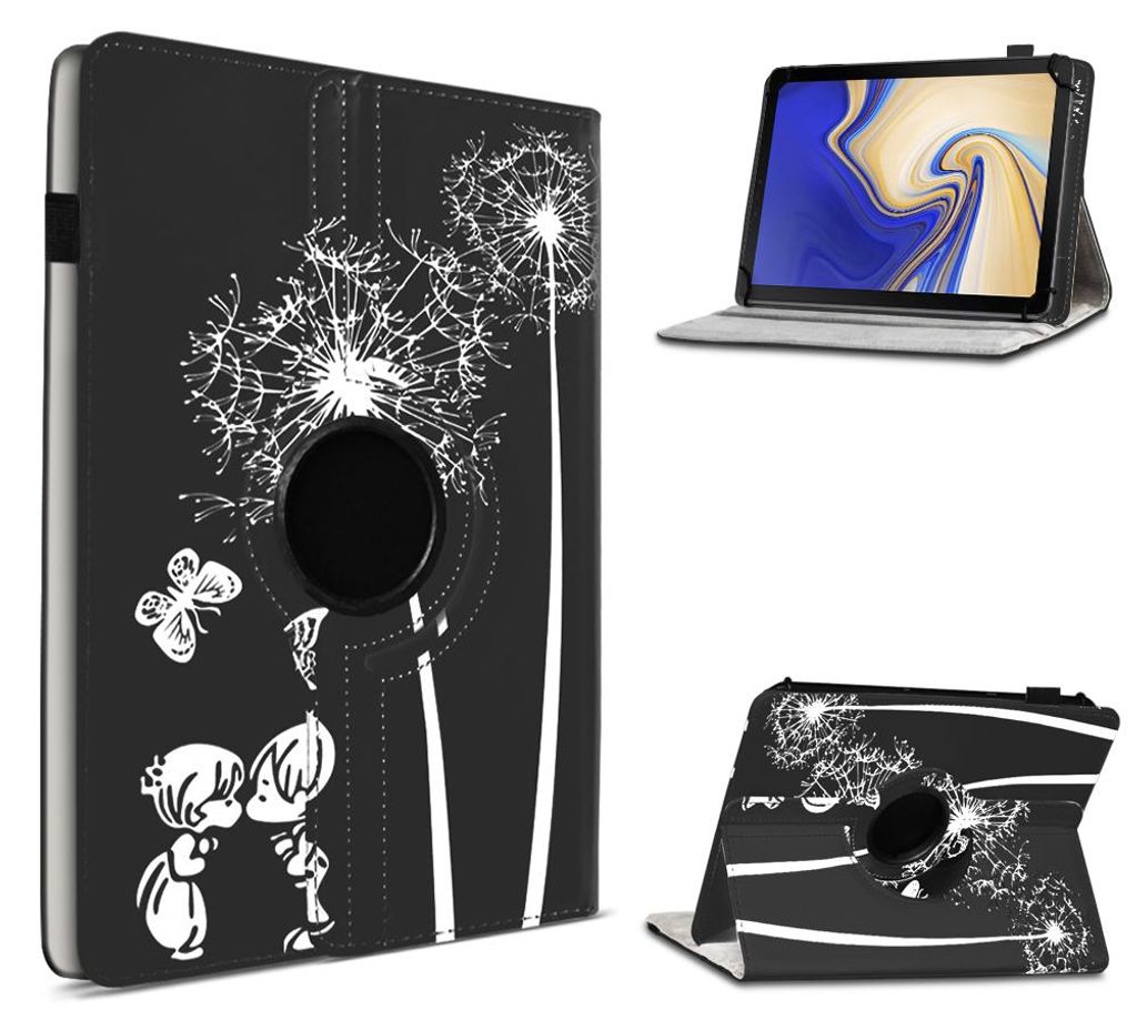 Tablet Tasche für Samsung Galaxy Tab S4 10.5 Hülle Schutzhülle Case 360° DrehbarFarben:Motiv 12