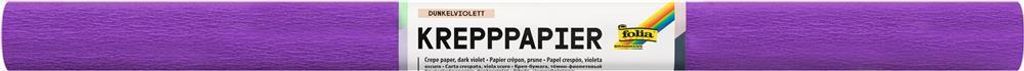 Krepppapier Rollen wasserfest, 10 Rollen dunkelviolett