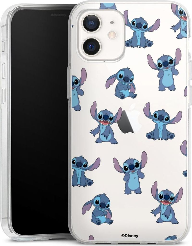 DeinDesign Handyhülle für Apple iPhone 12 Pro Silikon Hülle Case Smartphone Schutzhülle Disney Offizielles Lizenzprodukt Lilo & Stitch