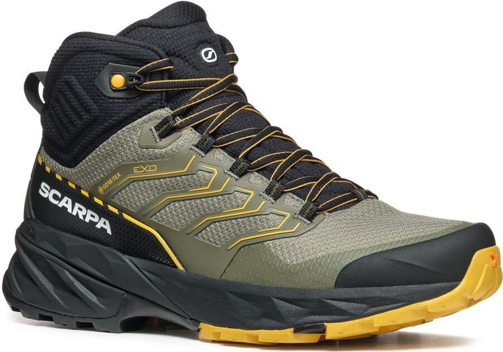 Scarpa Rush Mid 2 GTX - Wanderschuh, Farbe:moss/sulphur, Größe:46.5