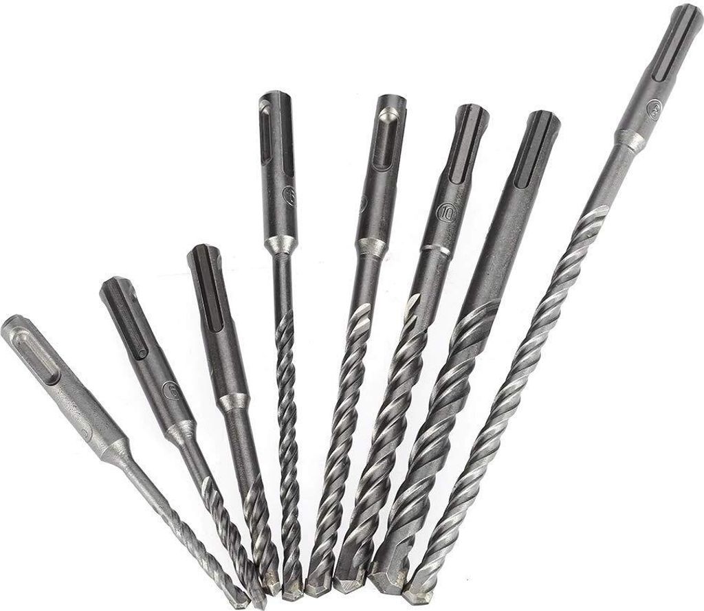 SDS PLUS Bohrer Set Länge: 260mm Durchmesser: 14, 16, 18, 20mm je 1 Stück Steinbohrer