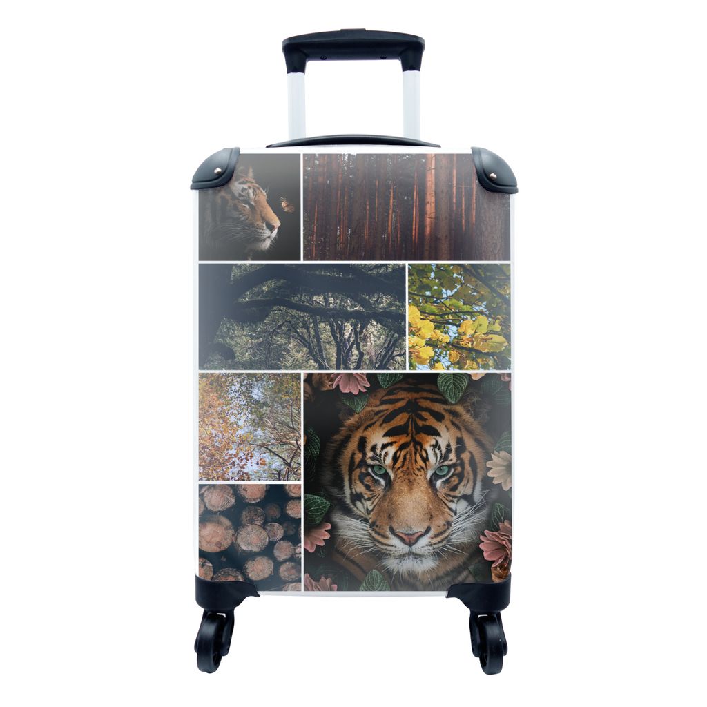 MuchoWow® Koffer Handgepäck Trolley Rollkoffer Kleine Produktbild 