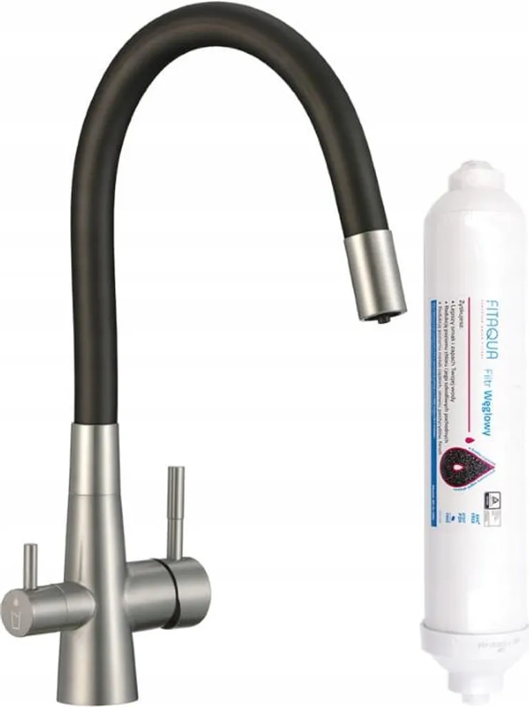 Miscelatore Nero Opaco Cucina: Canna Flessibile e Sistema Filtrante