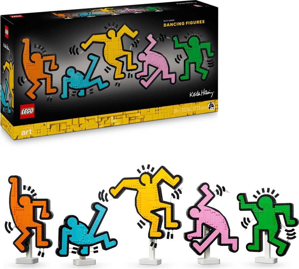 LEGO ART 31216 Keith Haring - Dancing Figures Immagine del prodotto 