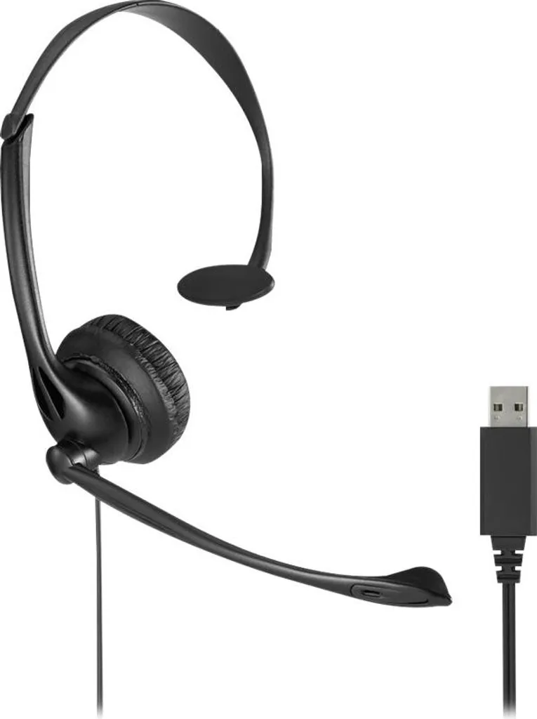 Kensington K80100WW Cuffie USB Mono con Volume | Comfort per Smart Working