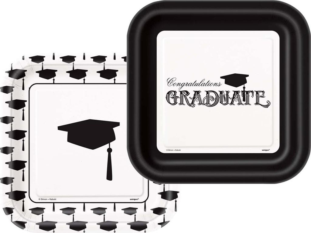 Pappteller Simply Grad 23cmØ/8St.