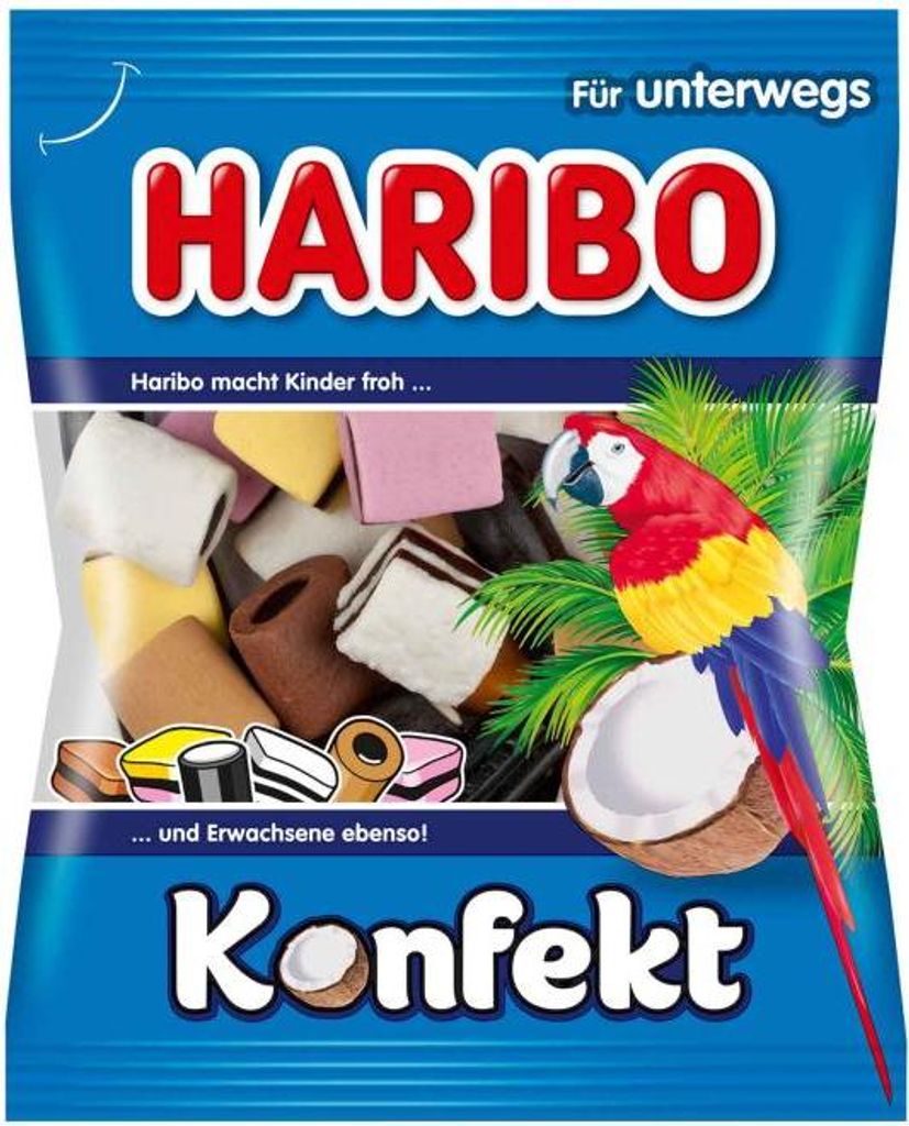 Haribo Lakritzkonfekt 100g in verschiedenen Geschmäckern Produktbild 