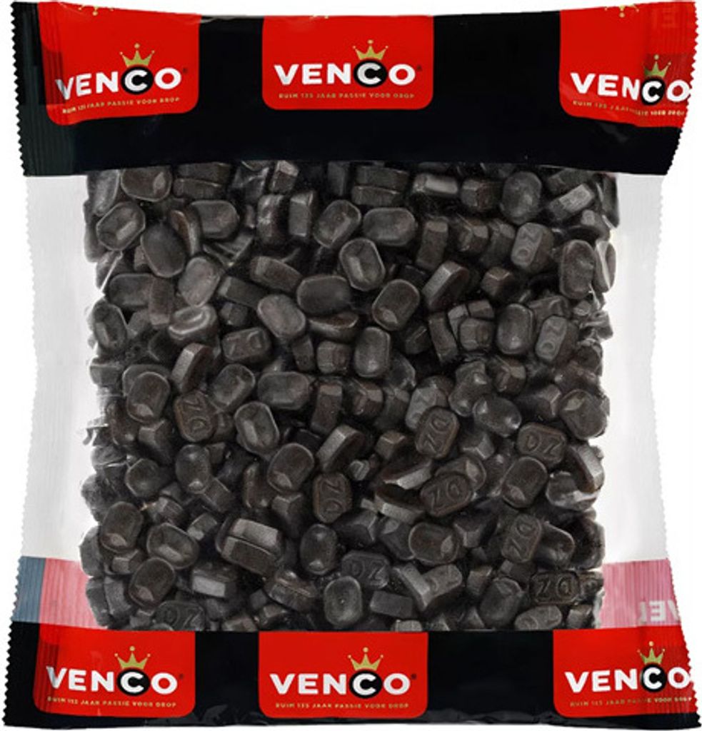Venco Briketts doppelt salziges Lakritz 1 Kilo Produktbild 