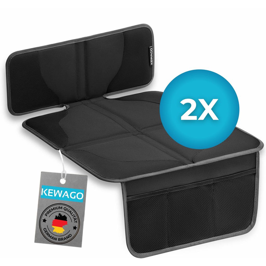 Kewago Kindersitzunterlage Auto Sitzschoner - 2 Stück Produktbild 