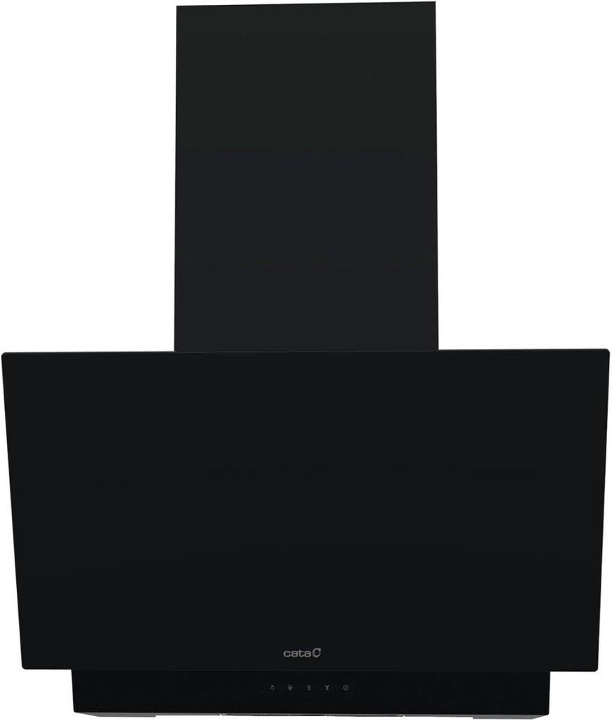 CATA Thalassa 700 GBK/G Dunstabzugshaube 70 cm Schwarz – 4 Stufen + Turbo, LED, 50 dB,