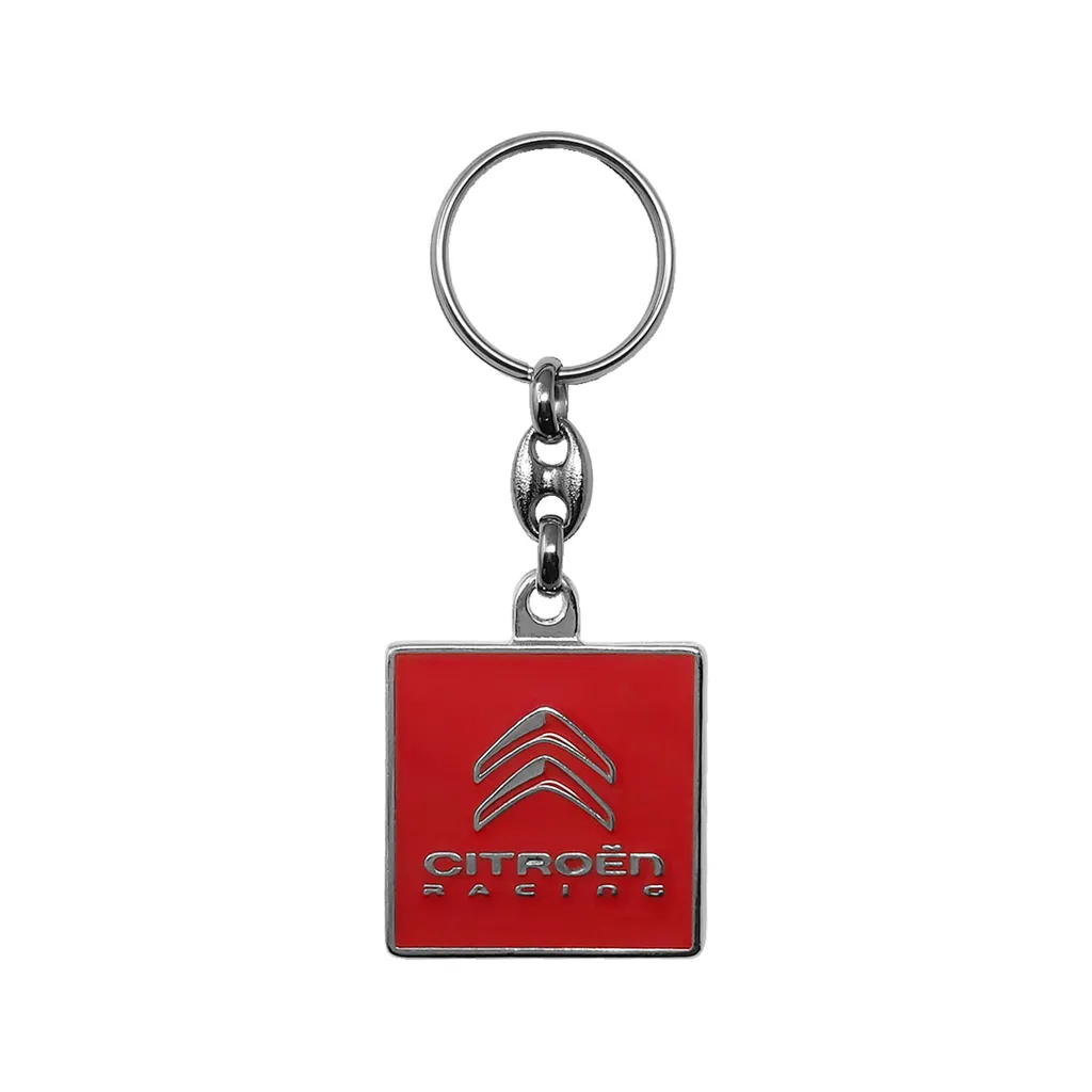 Accessorio Portachiavi Citroen Rosso Metallo - Qualità Meccanica Garantita