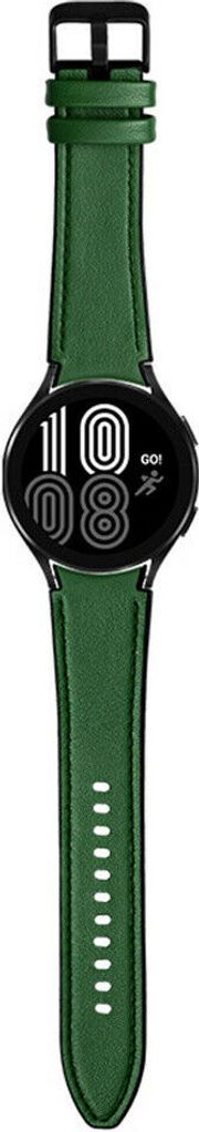 Strap-it Samsung Galaxy Watch 5 - 44mm Hybrid- Lederarmband (Grün)