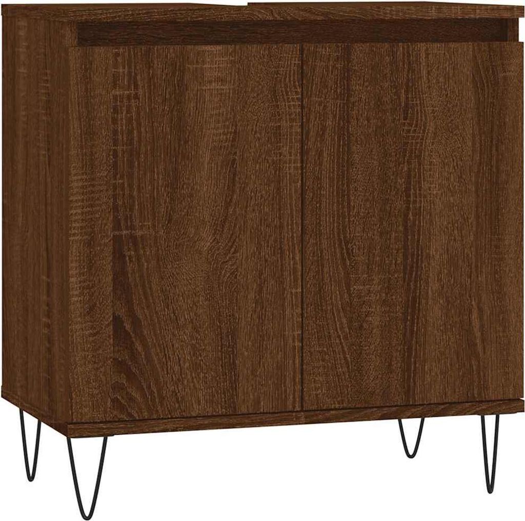 vidaXL Kúpeľňová skrinka Brown Oak Optics 58x33x60 cm Drevo Obrázok produktu 