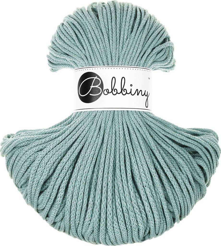 Bobbiny Junior 3 mm 100 m Duck Egg Blue Sznurek Zdjęcie produktu 