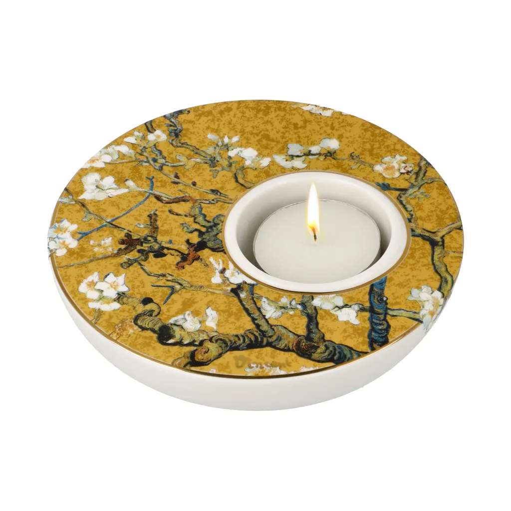 Goebel Van Gogh Mandelbaum Gold Candeliere Porcellana - Prezzo