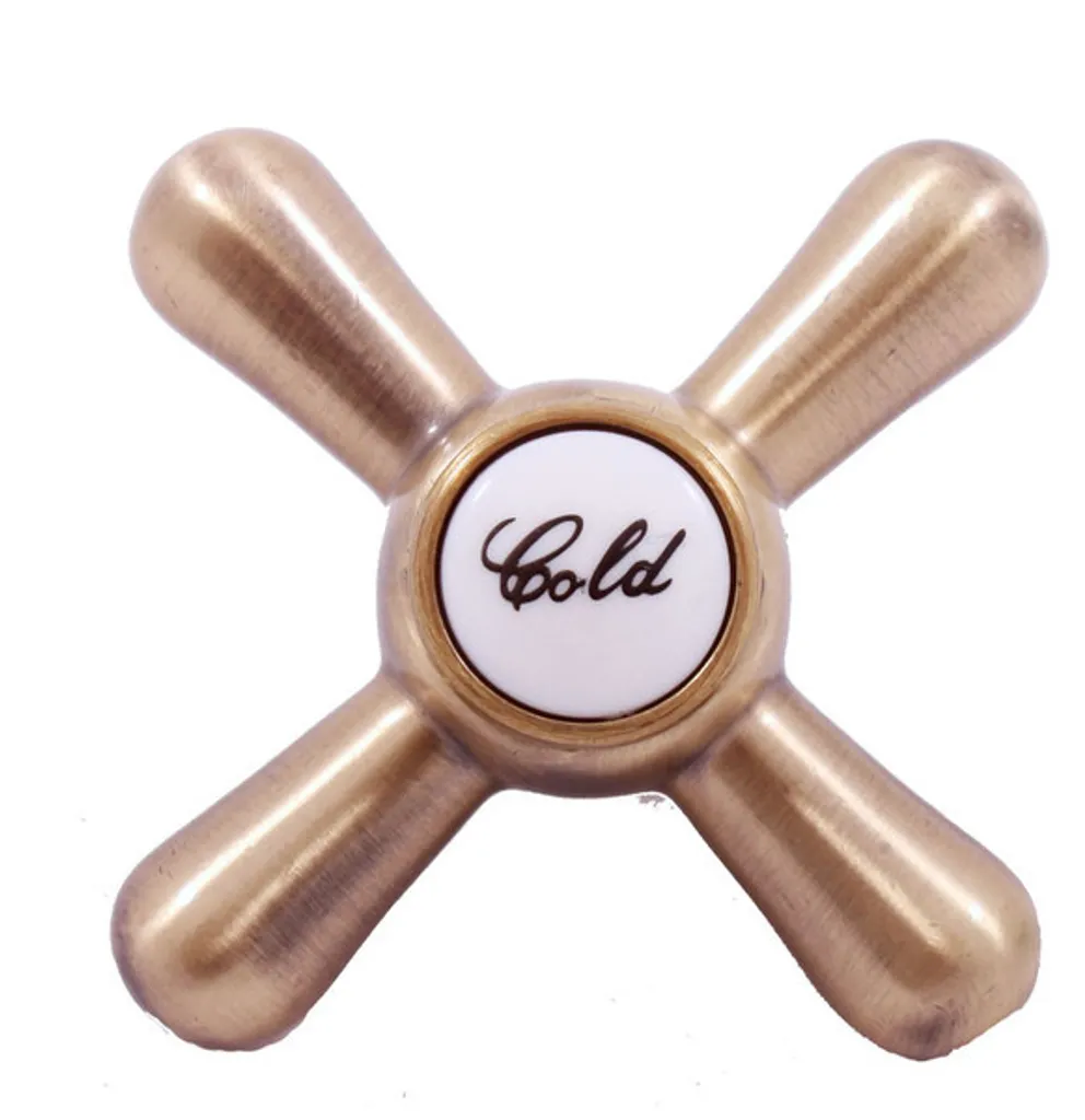 Slezák RAV Morava KR1001SM Maniglia Retro Ottone Vecchio Freddo