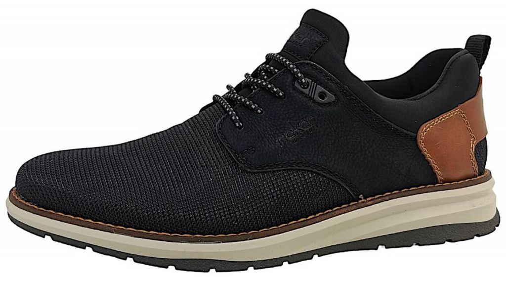 Rieker Herren Sneaker in Strickoptik mit elastischem Produktbild 