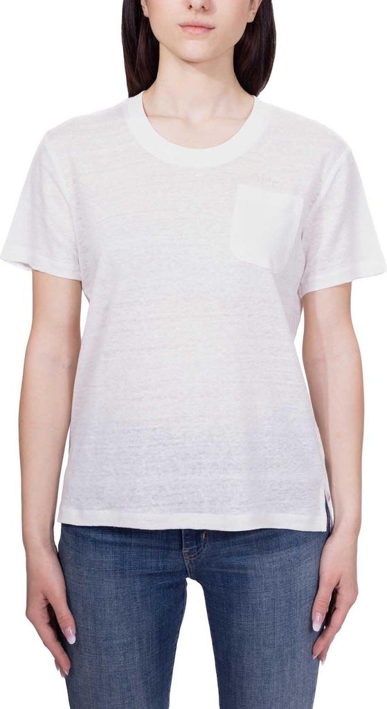 NAPAPIJRI – Ete T-Shirt für Damen aus reinem Leinen – Größe L