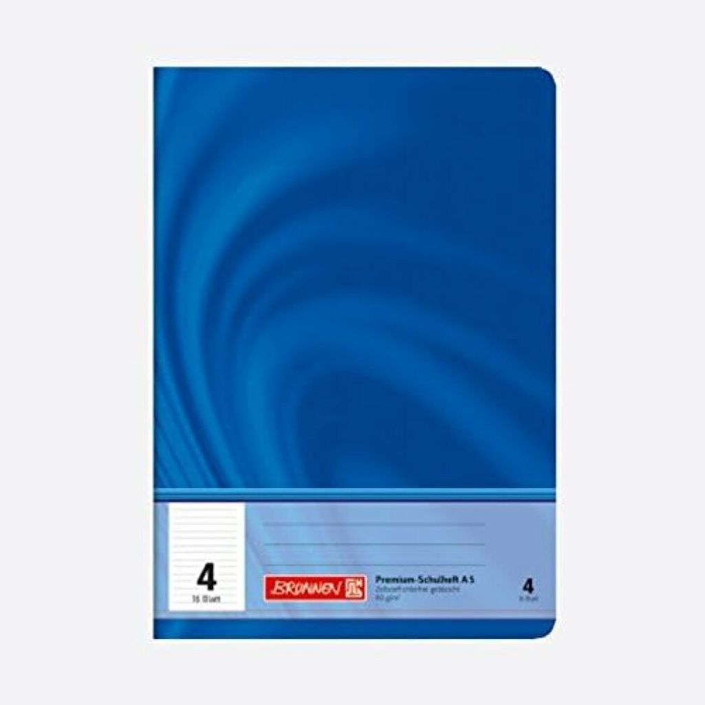Brunnen Schulheft Vivendi A5 liniert - Lin. 4 blau - Produktbild 