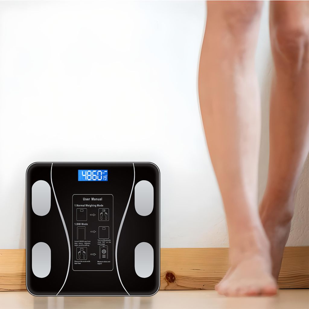 Körperfettwaage mit App LCD Digitale Personenwaage Smart Produktbild 7