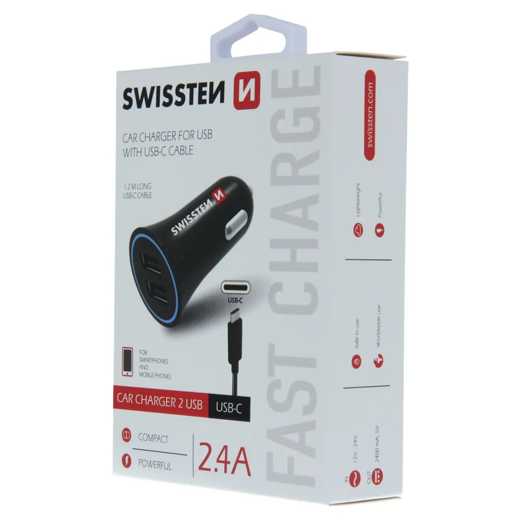 Adattatore USB 2x + cavo USB-C - 6