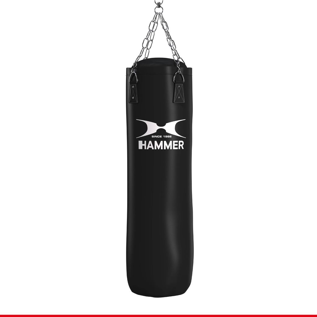 HAMMER Boxsack Black Kick, 100 cm, Kunstleder, 31 kg, Produktbild 