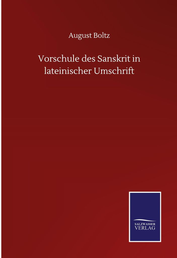Vorschule des Sanskrit in lateinischer Umschrift