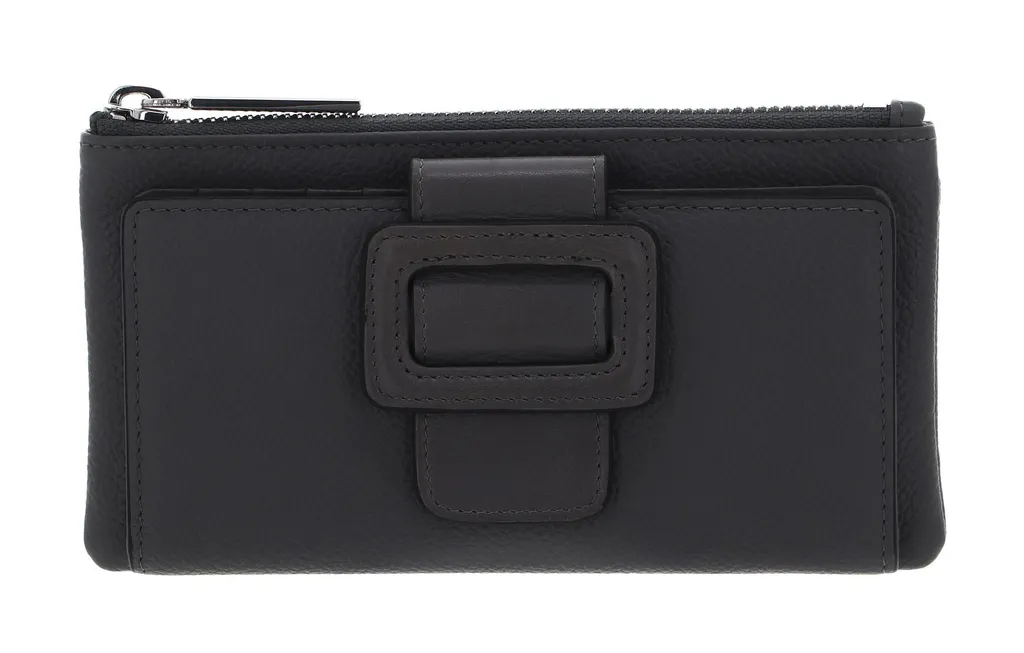 Porte-monnaie Picard Paola 1 Wallet Rock gris en cuir véritable élégant - 3