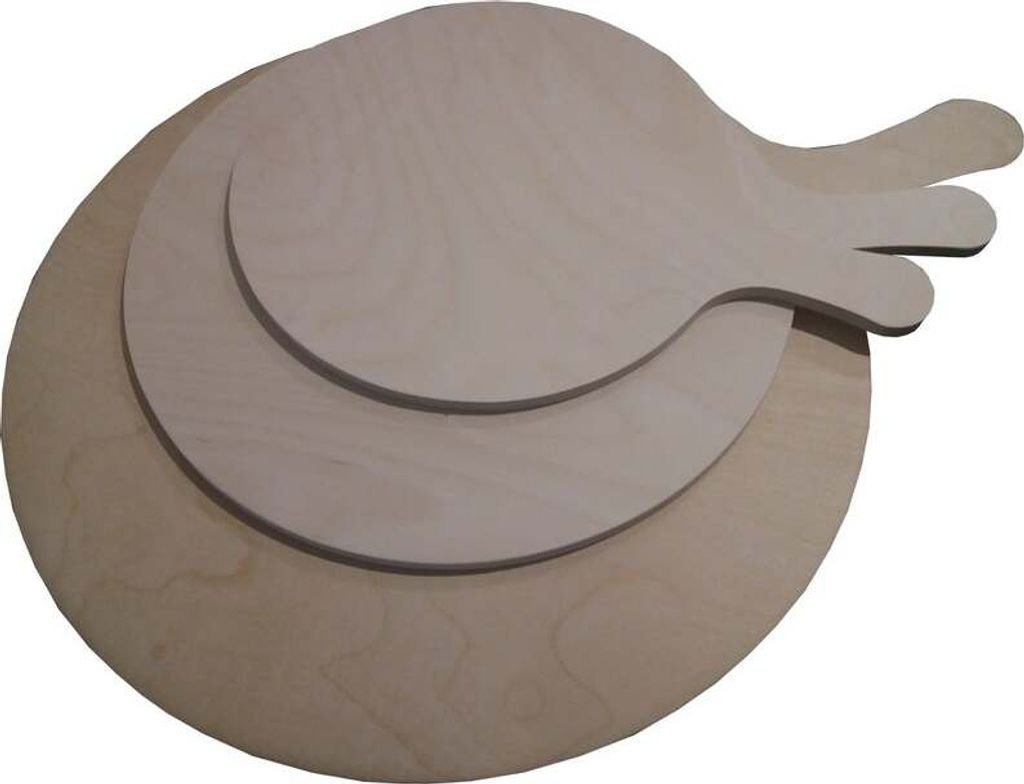 Pizzabrett - L - Geschliffen