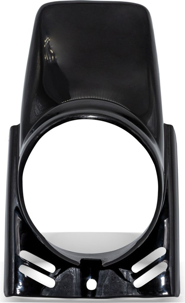 Scheinwerferverkleidung rund schwarz für Puch Maxi