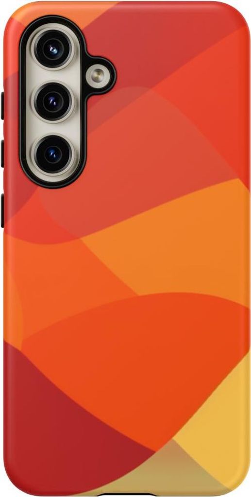 Warme, abstrakte Formen – Hülle Kompatibel mit Samsung Galaxy S24