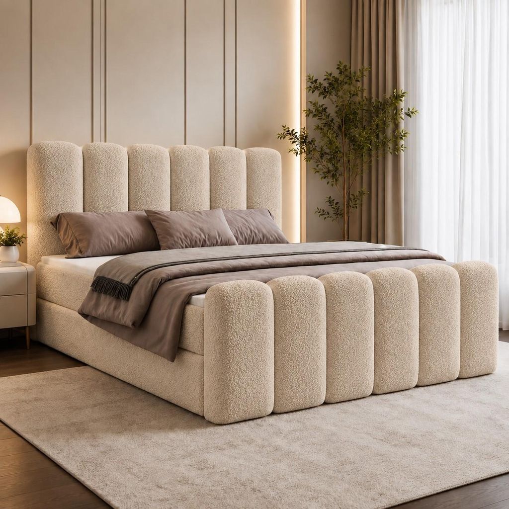 Boxspringbett 180x200 mit Bettkasten NOLA, Komplett-Set mit Produktbild 